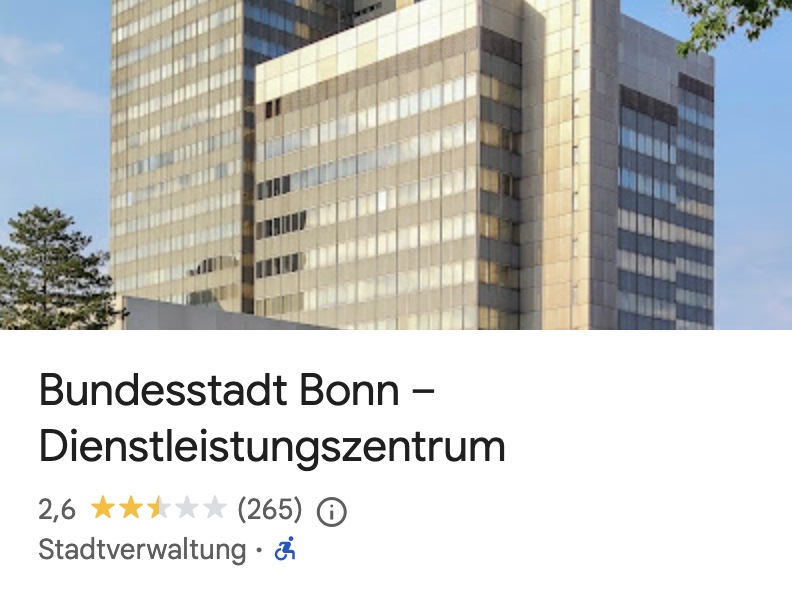 Stadt Bonn Bewertungen