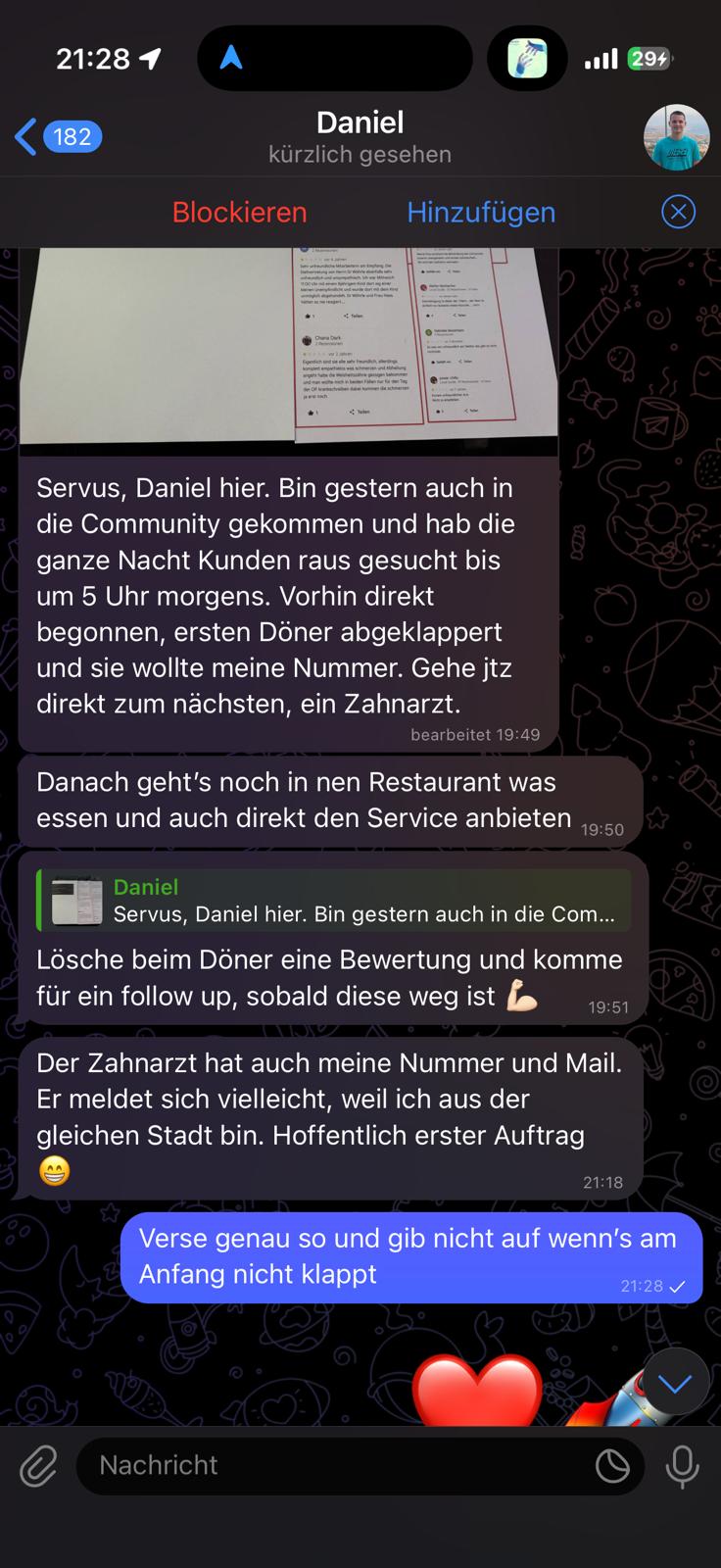180€ bar nach 9 Tagen